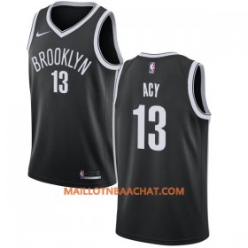 Maillot NBA Brooklyn Nets Quincy Acy 13 Nike 2017-18 Noir Swingman - Homme